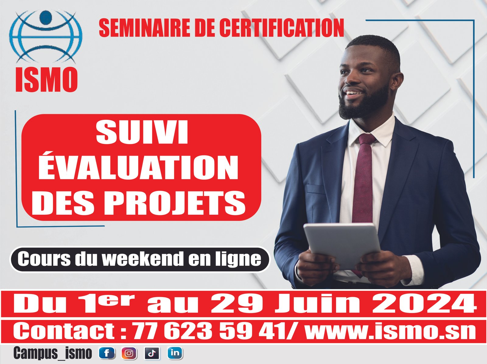 SEMINAIRE DE CERTIFICATION EN SUIVI-EVALUATION DES PROJETS